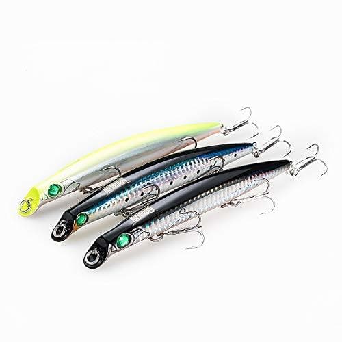 Place kingdom Fishing Lure Cebo Artificial 3pcs Floating Diver Minnow Pencil 21g 13cm