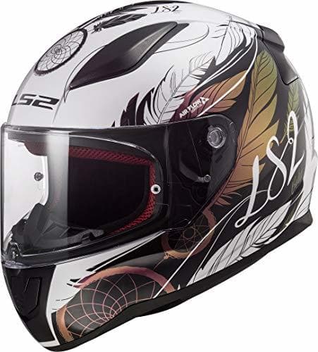 Place LS2 Casco de moto FF353 RAPID BOHO blanco