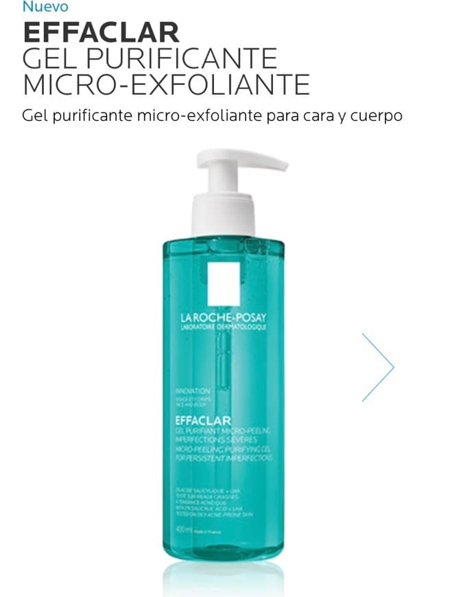 Fashion Effaclar GEL PURIFICANTE MICRO-EXFOLIANTE, Effaclar por La ...