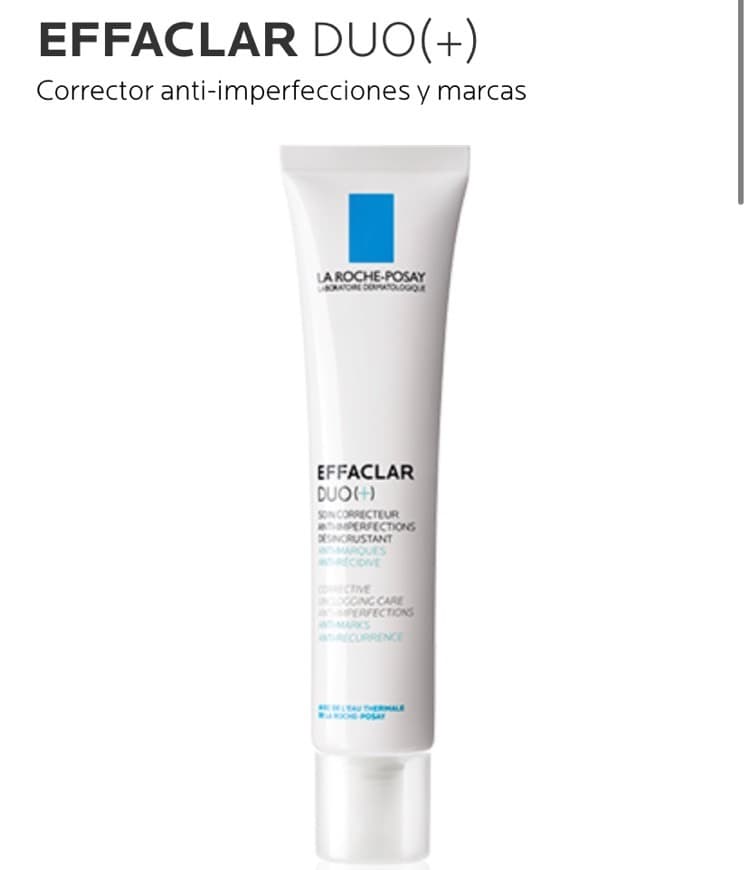 Fashion Effaclar Duo, tratamiento para las manchas de la cara | La Roche ...