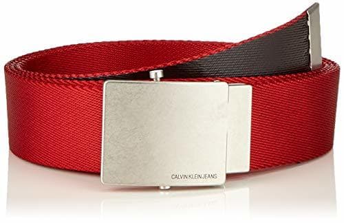 Place Calvin Klein J 4cm Military Belt Cinturón, Rojo