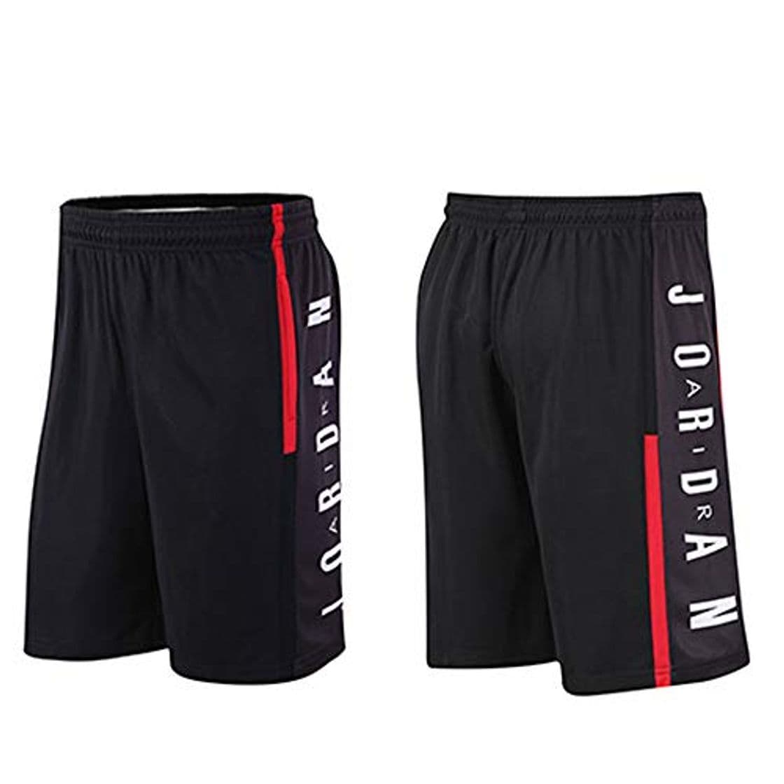 Product HEJX Shorts de Entrenamiento de Baloncesto Transpirables y de Secado rápido Black