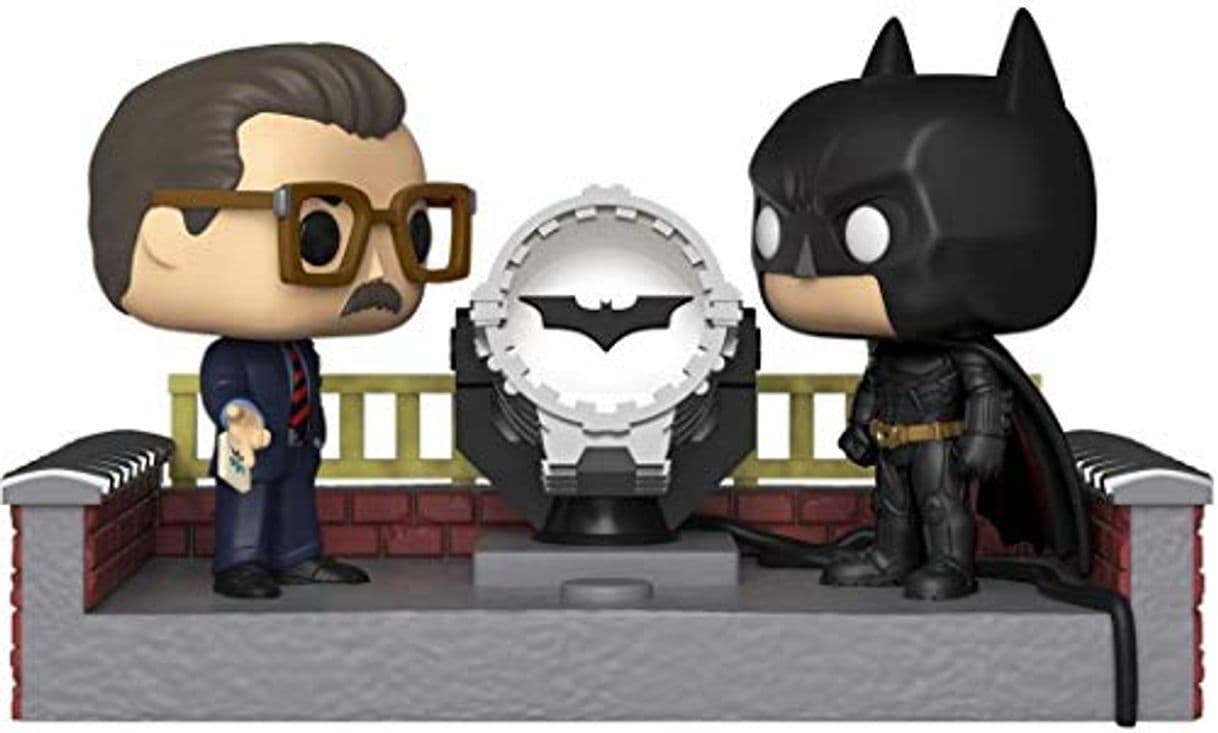 Game Funko- Pop Figura De Vinil: Movie Moment: Batman 80th-with Light Up Bat