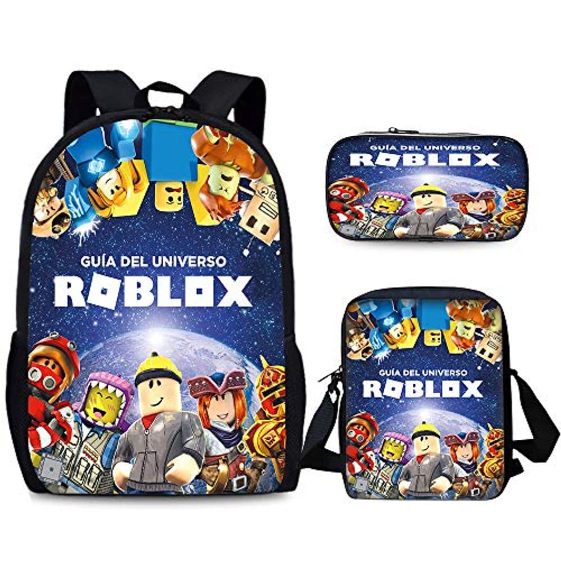 Fashion Roblox Mochila para niños Clásico Salvaje 3D morral de los niños del