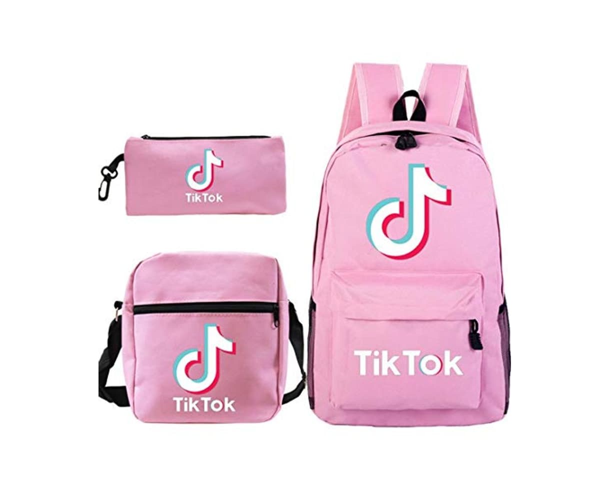 Fashion ZYLL Bolso de Escuela del Estudiante Conjunto, TIK TOK Casual Ligero Colegio