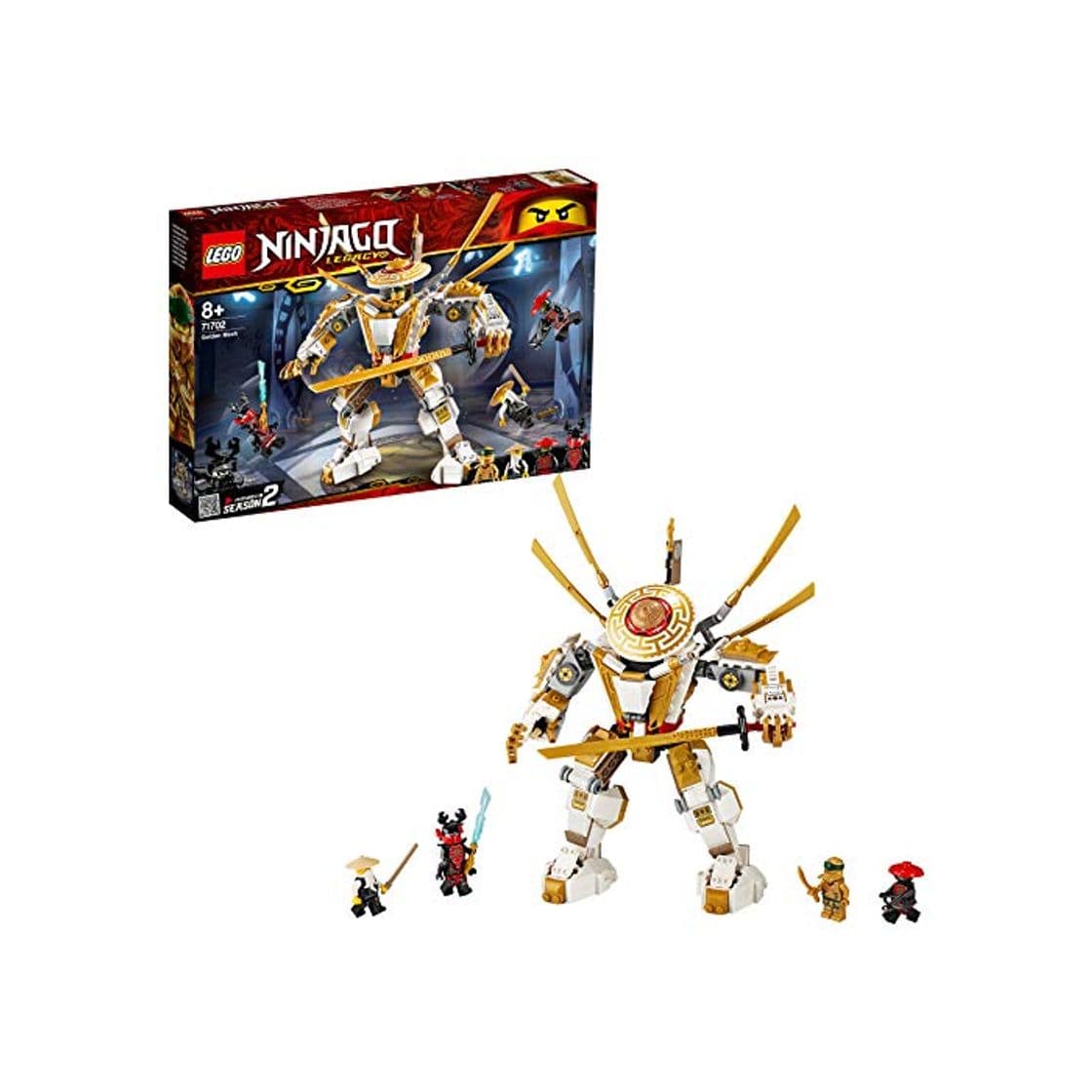 Product LEGO Ninjago - Robot Dorado, Juguete de Construcción con Figura de Acción,