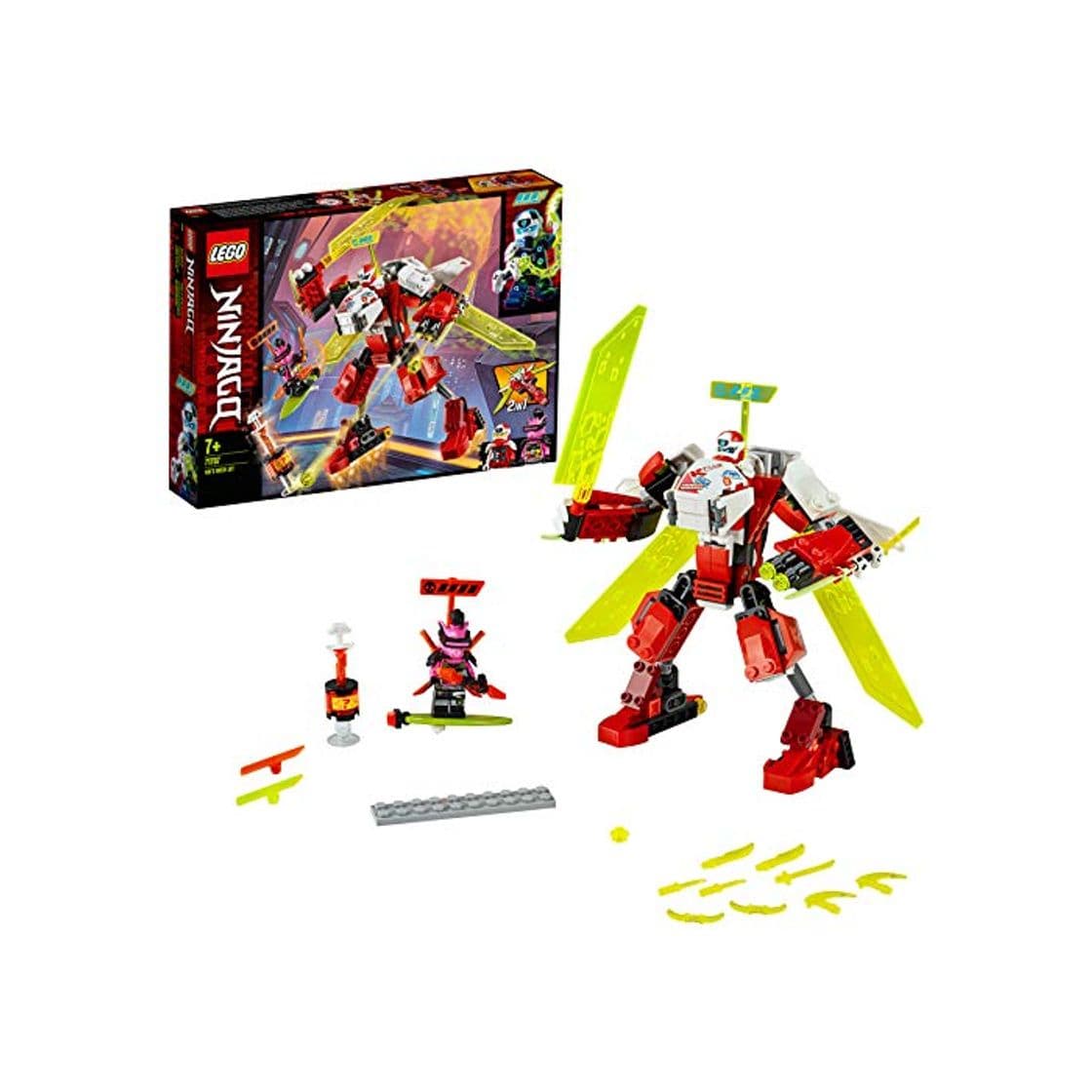 Product LEGO Ninjago - Robot-Jet de Kai, Set de Construcción 2 en 1,