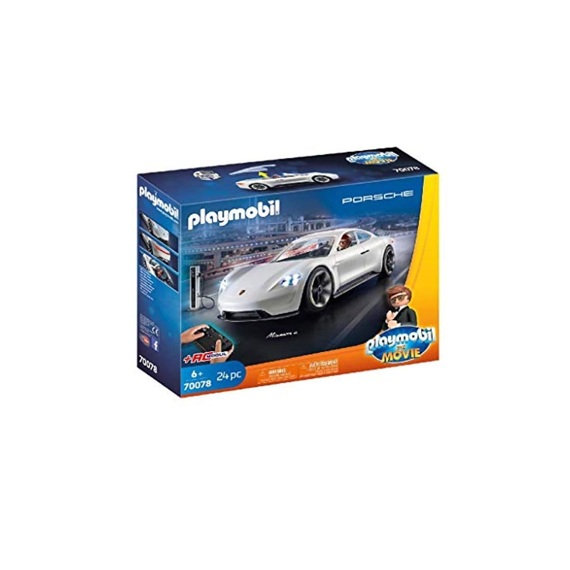 Product PLAYMOBIL: THE MOVIE Porsche Mission E y Rex Dasher, a Partir de