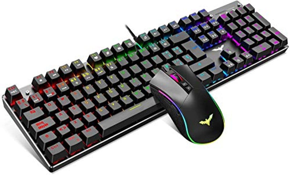 Product havit Teclado mecánico Gaming y ratón Español Teclados Gaming con Cable