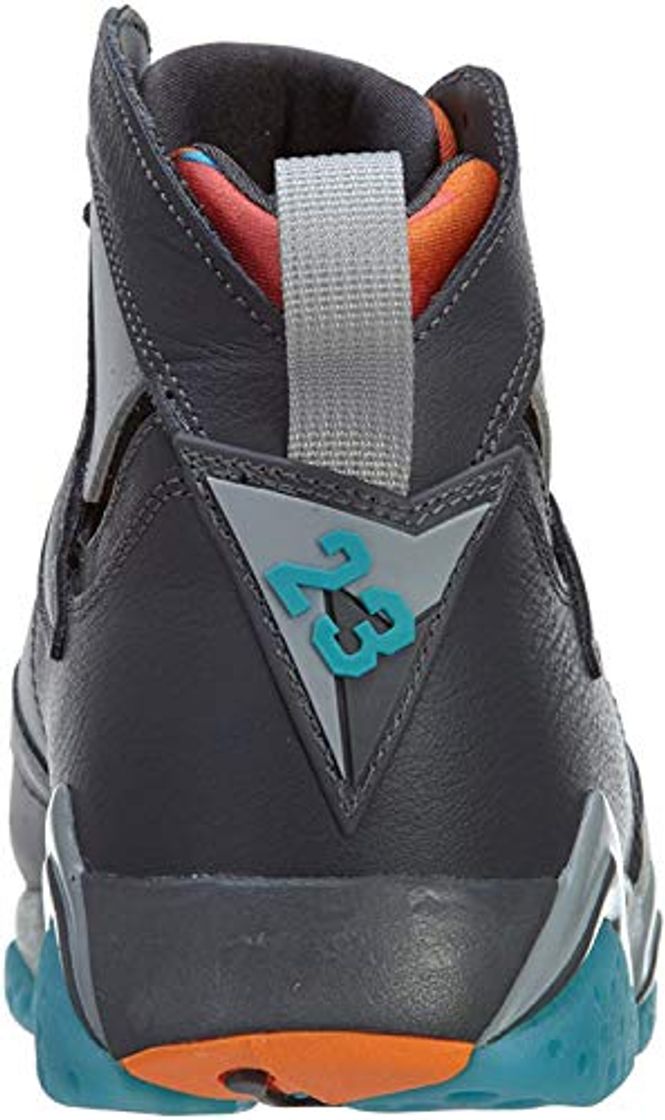 Product Nike Air Jordan 7 Retro, Zapatillas de Deporte para Hombre, Gris/Azul/Dorado