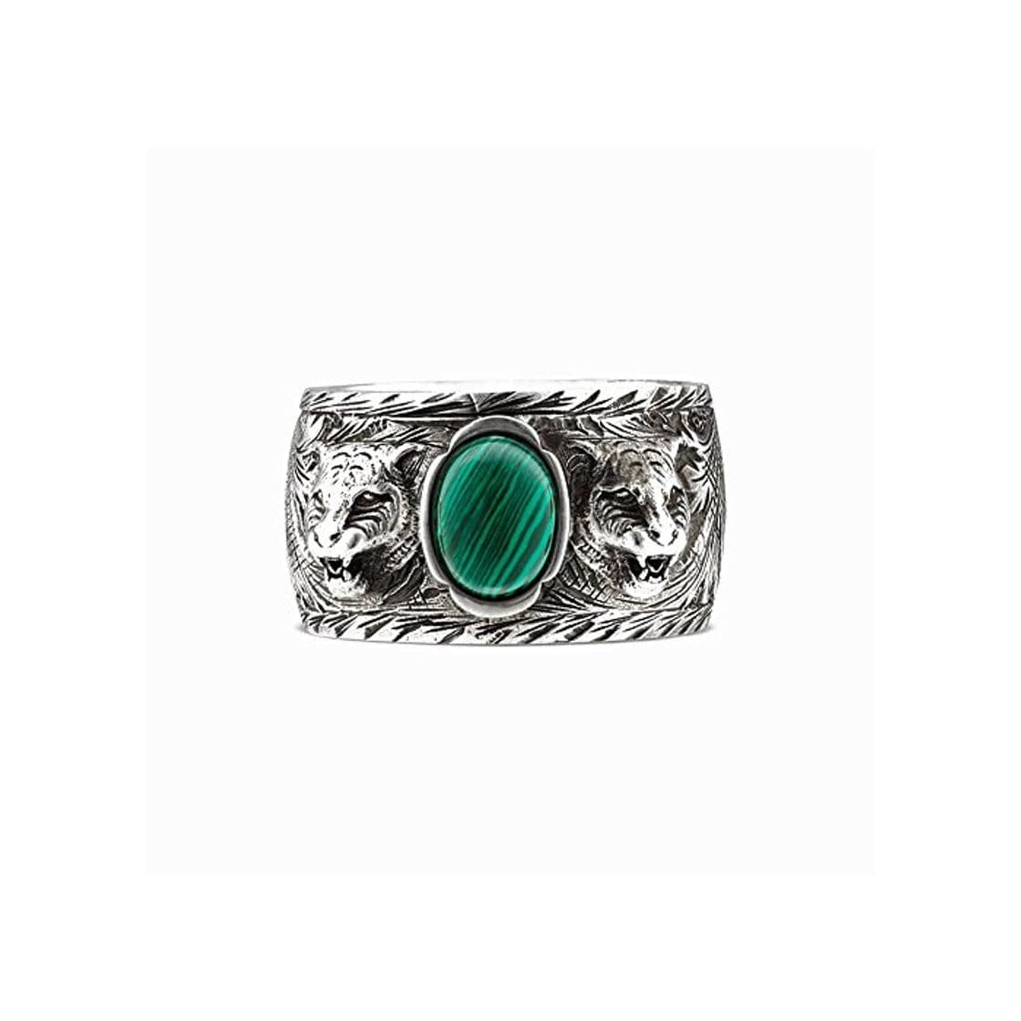 Product Anillo Gucci Jardn de antigedades de Plata de tamao de 14 de Resina Verde YBC461991001