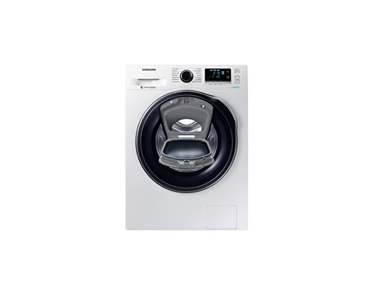 Home Samsung WW80K6414QX Independiente Carga frontal 8kg 1400RPM A+++ Acero inoxidable - Lavadora