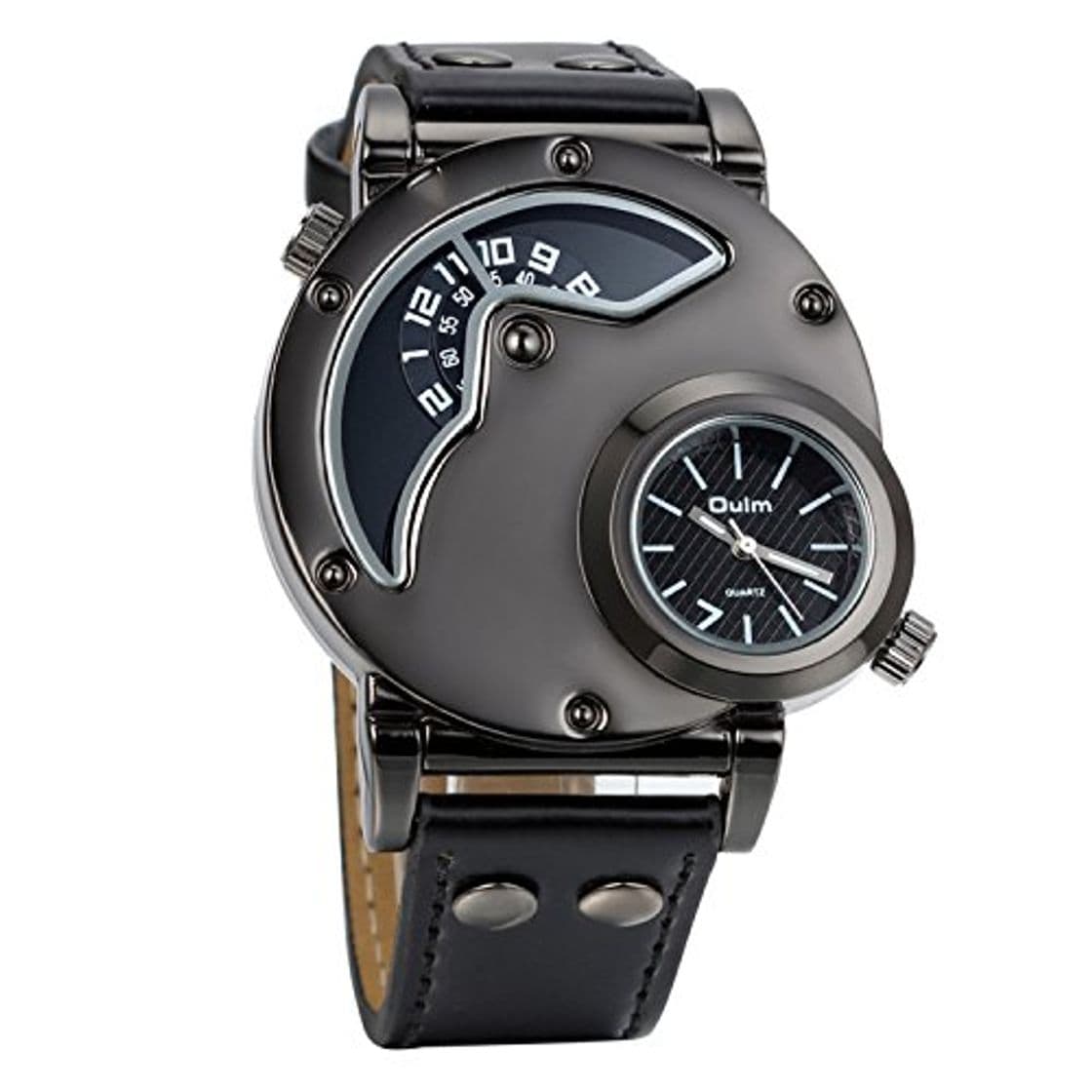 Fashion Avaner Grande Reloj de Hombre Militar Deportivo Reloj de Pulsera Negro