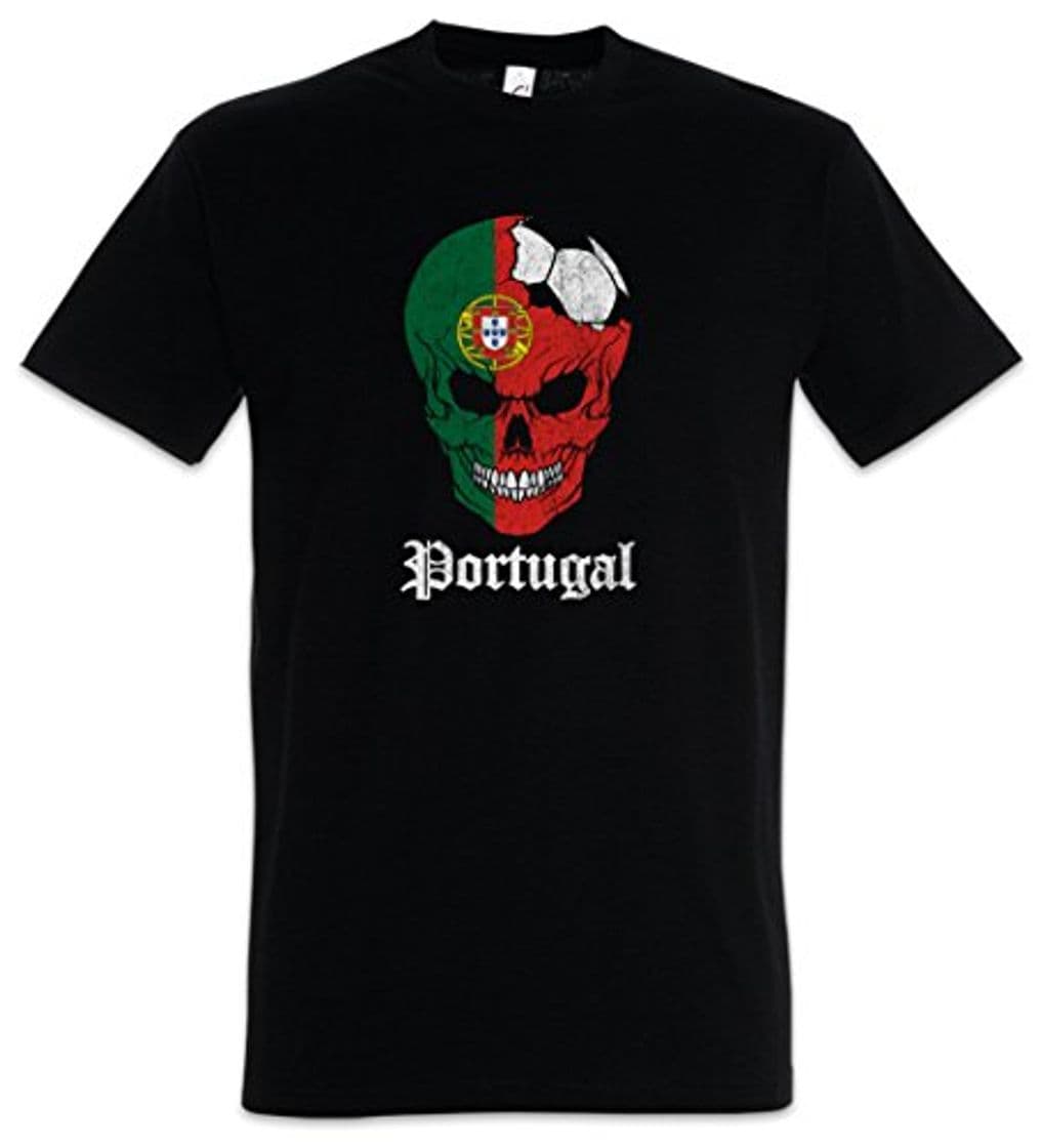 Product Urban Backwoods Portugal Football Skull I Camiseta De Hombre T