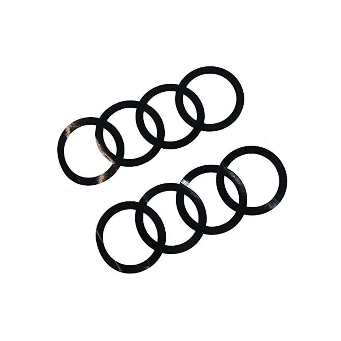 Product Original Audi Lámina Audi anillos Brilliant Negro Exterieur Texto Logo 8 W0064317 C