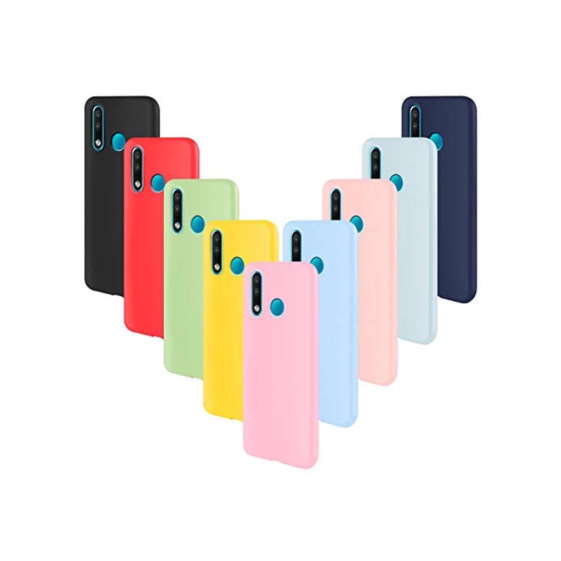 Product ivencase 9 × Funda Huawei P30 Lite, Carcasa Fina TPU Flexible Cover