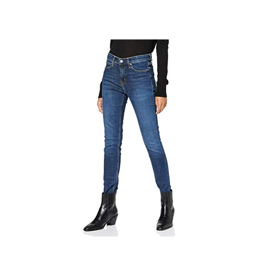 Fashion Calvin Klein Jeans Ckj 011 Mid Rise Skinny, Vaqueros skinny Mujer, Azul