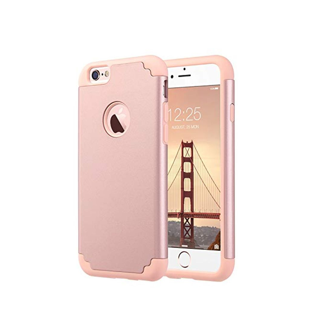 Electrónica ULAK iPhone 6S Caso, iPhone 6 Caso Funda Carcasa de Doble Capa