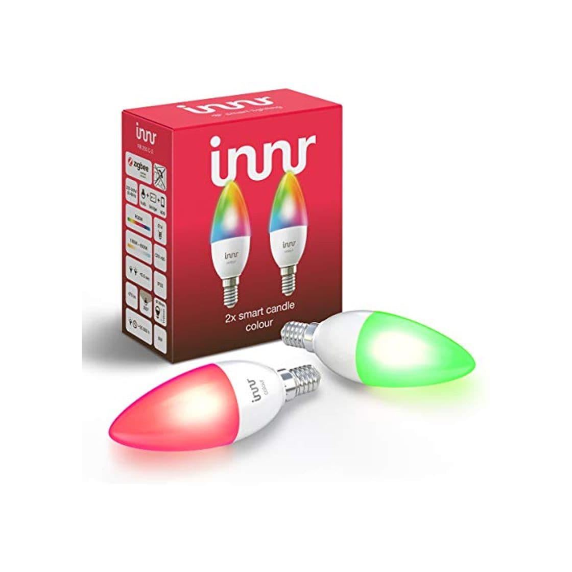 Product Innr Bombilla LED conectada, E14, color, RGBW, works with Philips Hue*