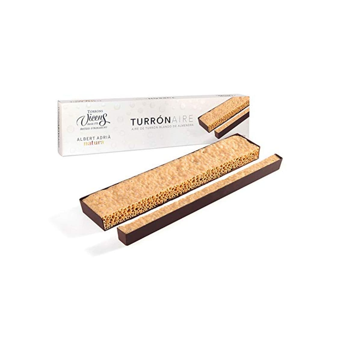 Product Turrón Aire Albert Adrià Natura 150gr