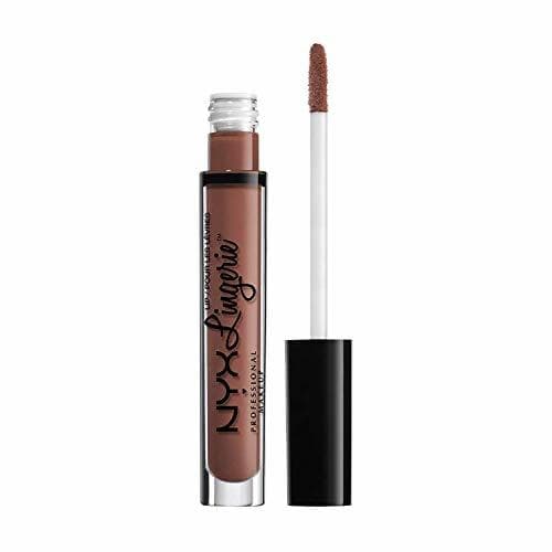 Belleza NYX Professional Makeup Pintalabios Lip Lingerie Liquid Lipstick, Acabado cremoso y mate,