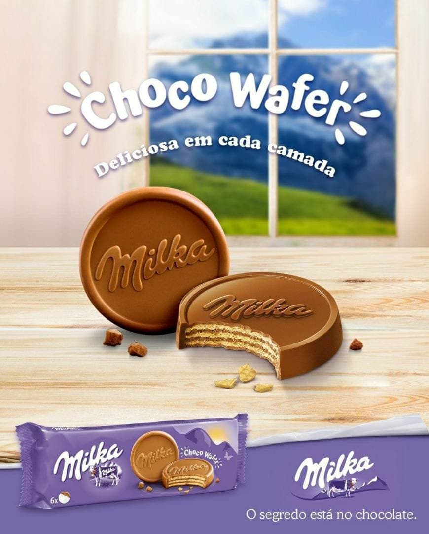 Product Milka Choco Wafer Barquillo con Relleno de Cacao