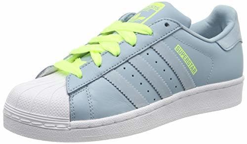 Fashion adidas Superstar J Zapatillas de Gimnasia Unisex Niños, Gris