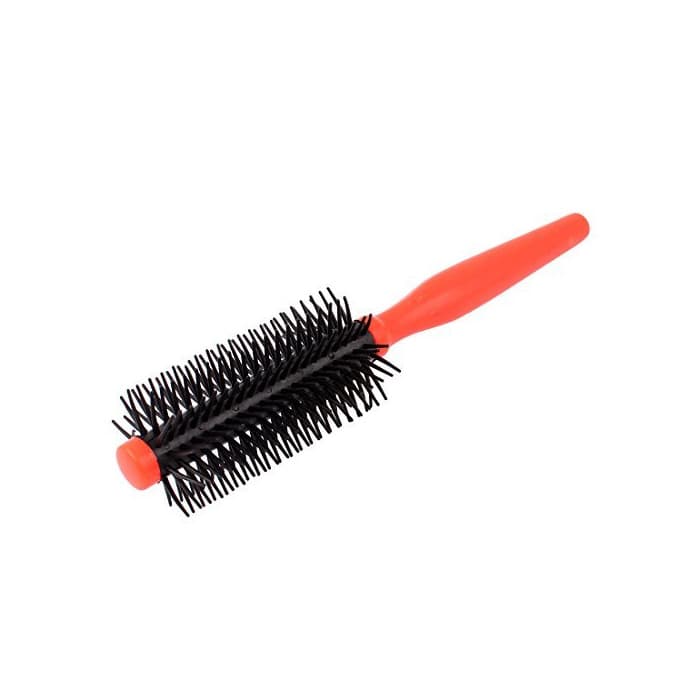 Beauty Plastic Red Handle escova de cabelo Salon Styling Cerdas Pente Maquiagem Tool