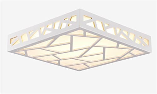 Home LED Lustre Creative plafón cuadrada Water Cube