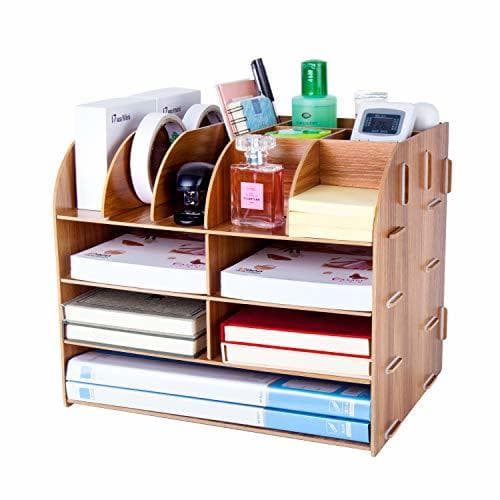 Product Lesfit Organizador Mesa Escritorio Madera