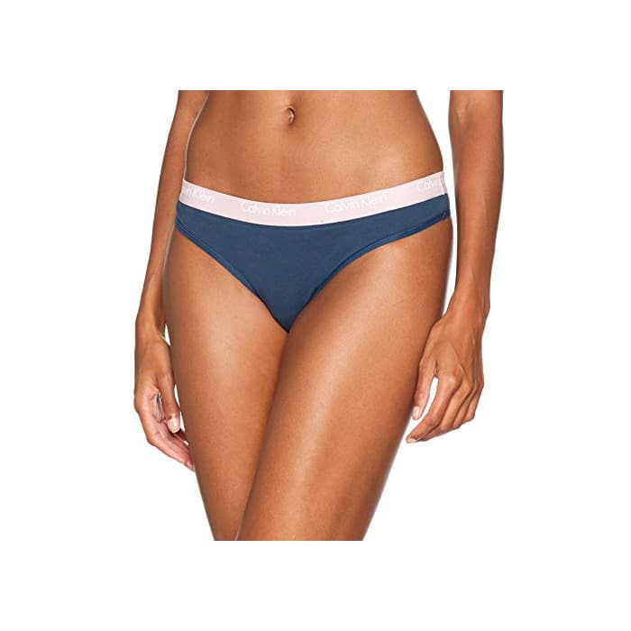 Fashion Calvin Klein Thong Tanga, Azul