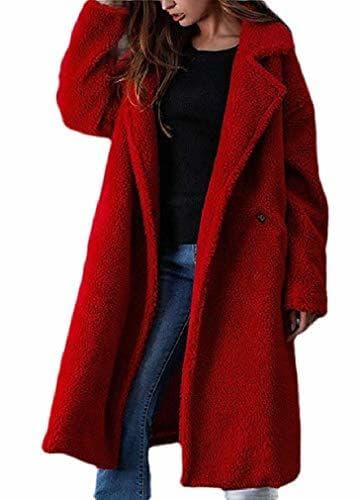 Fashion Togui Women's Coat Thicken Lapel Jacket Fall Winter Fleece Sherpa Outwear