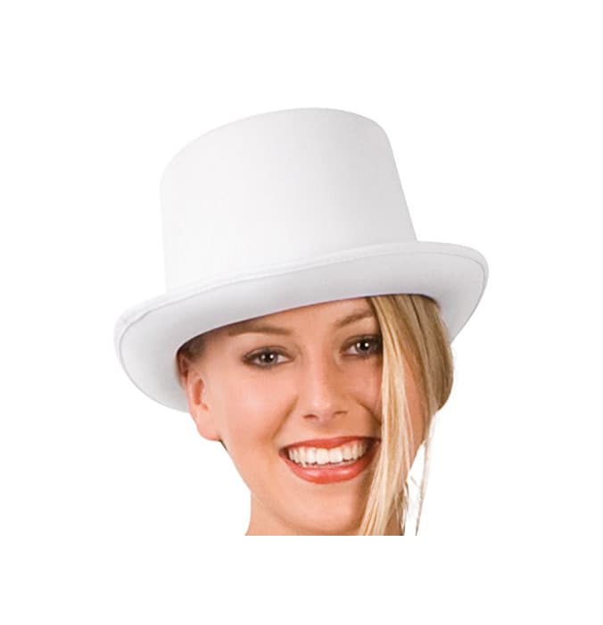 Product Long white hat with gala form for adults