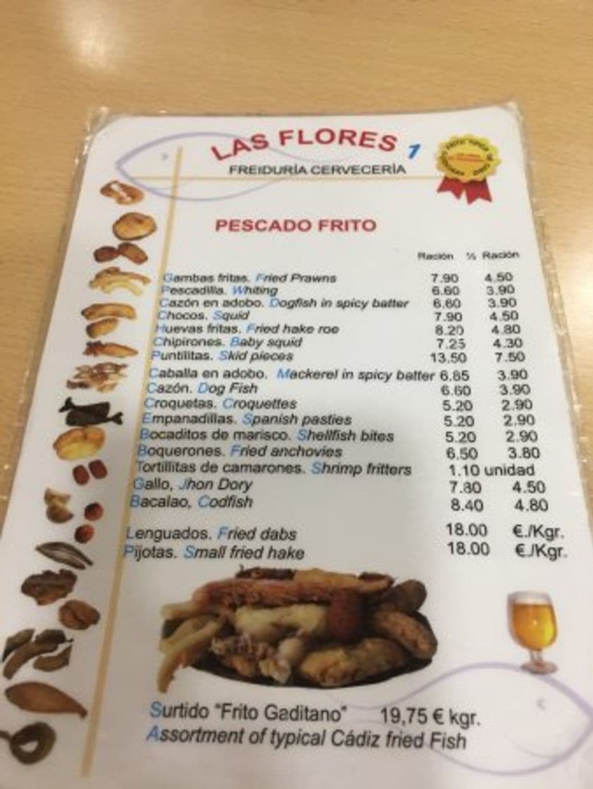 Restaurants Freiduria Marisquería Las Flores 1