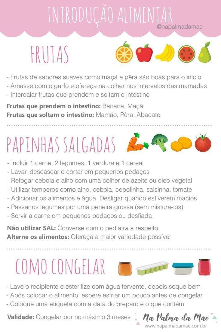 Fashion Papinha e fruta