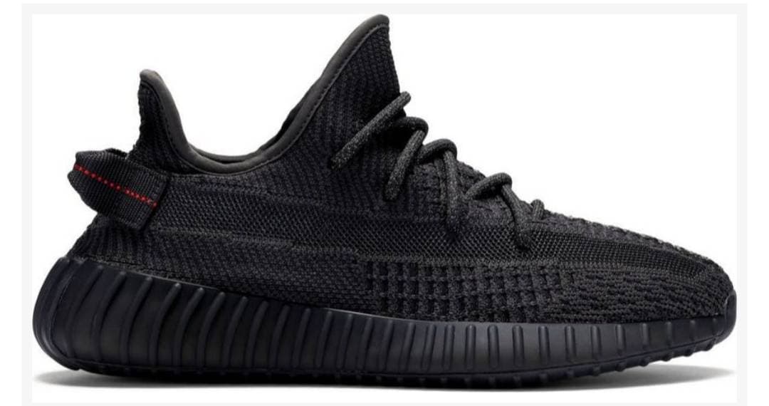 Moda Yeezy Boost 350 V2 Static Black Non-Reflective

