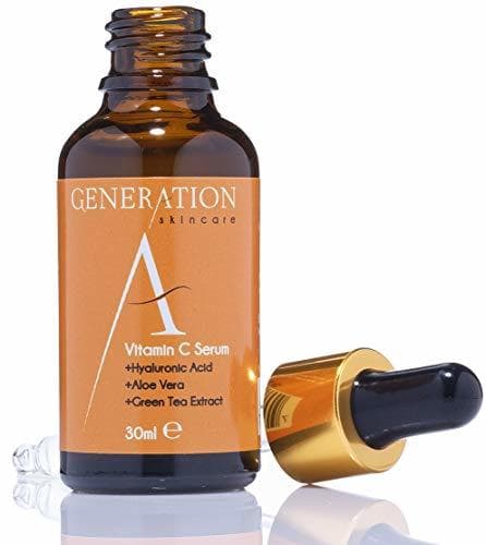 Belleza Generation Skincare - Serum Facial Vitamina C y Ácido Hialurónico - El