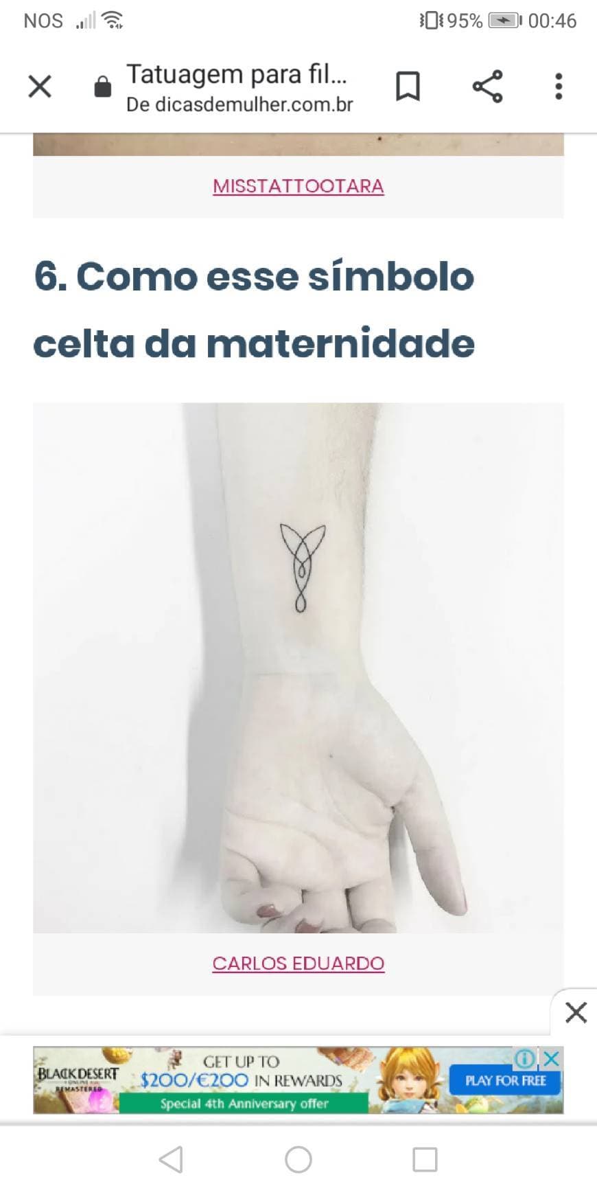 Fashion Ideias de tattos a dedicar para o nossos filhos 💙