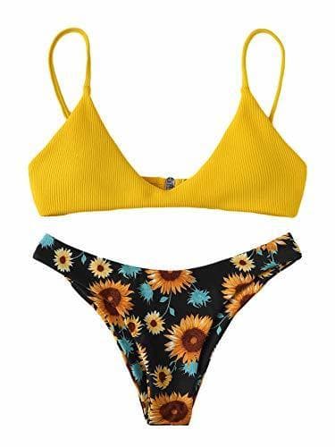 Fashion SOLY HUX Mujer Conjunto De Bikini Estampado