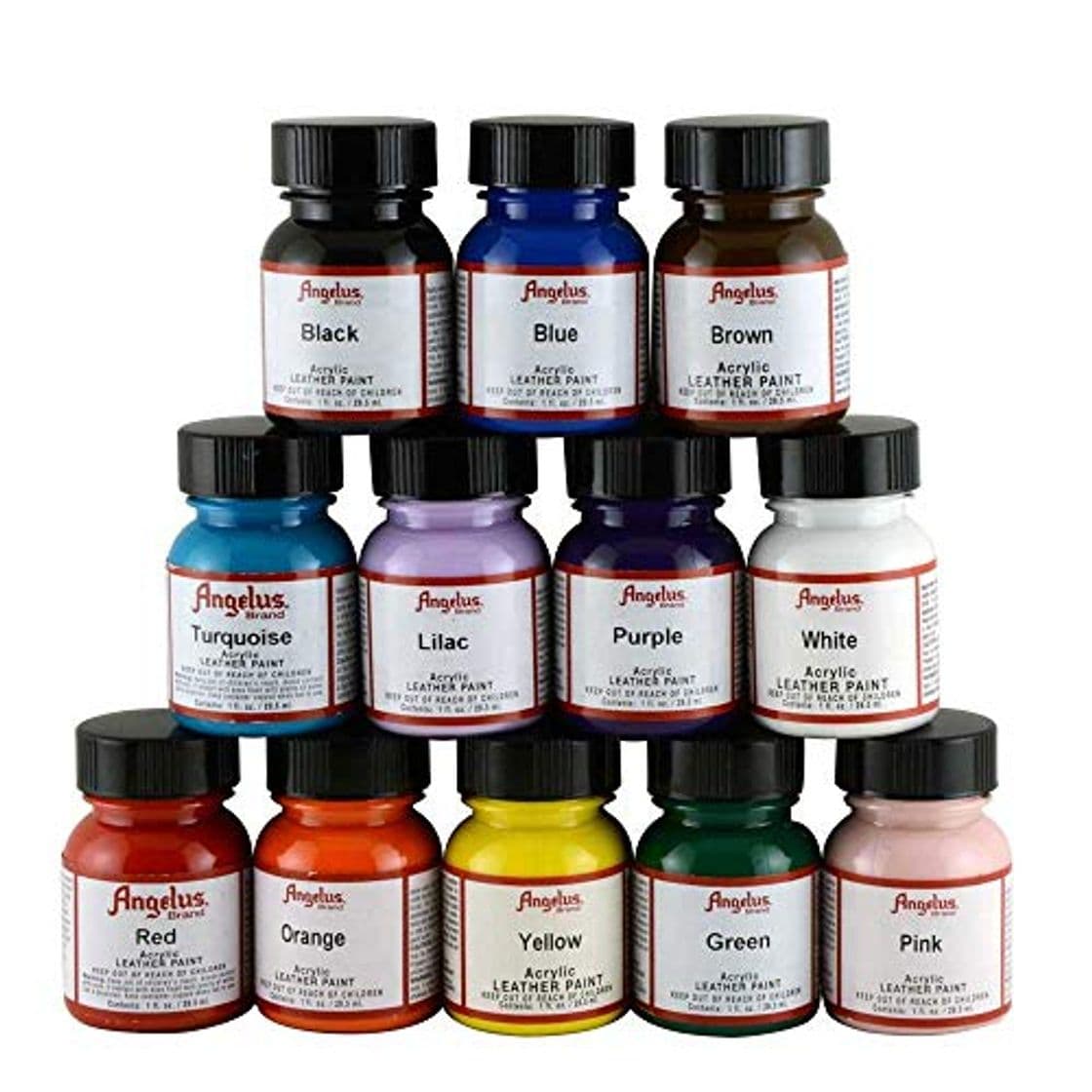 Place Angelus Leather Paint Set Of 12 1 Oz