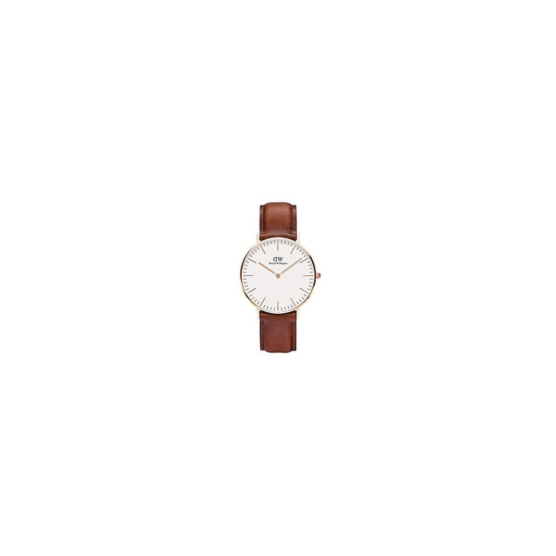 Fashion Daniel Wellington - Reloj analógico para mujer de cuero