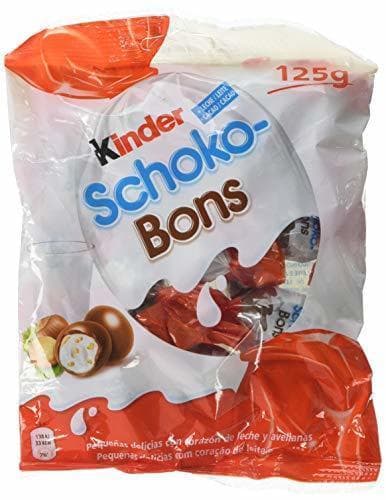 Producto Kinder Schoko-Bons Bombones de Chocolate - 8 Paquete de 125 gr -