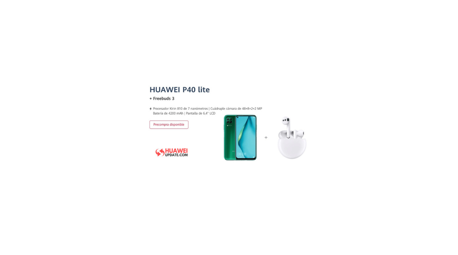 Producto Huawei P40 Lite