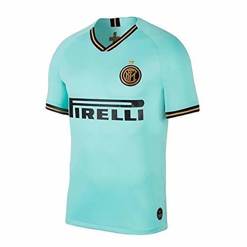 Fitness Inter Milan 2019/20 Stadium Home Camiseta de Manga Corta, Hombre, Multicolor