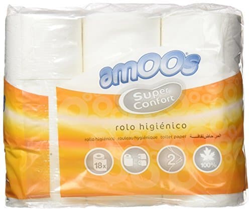 Product Amoos Rollos de Papel Higiénico de 2 Capas, 30 m - Paquete