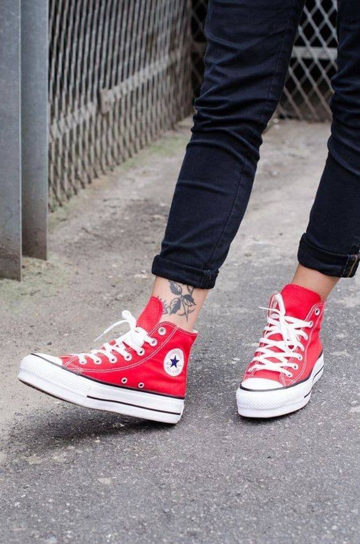 Moda All star vermelho