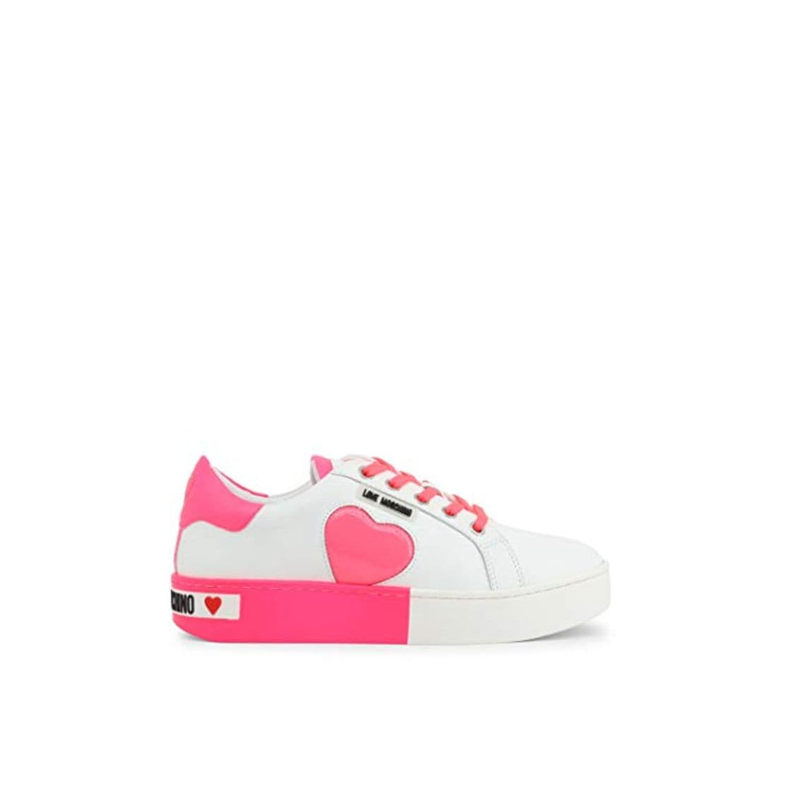 Producto Love MOSCHINO Sneaker Bianco Fuxia Fluo JA15023G1AIF210B