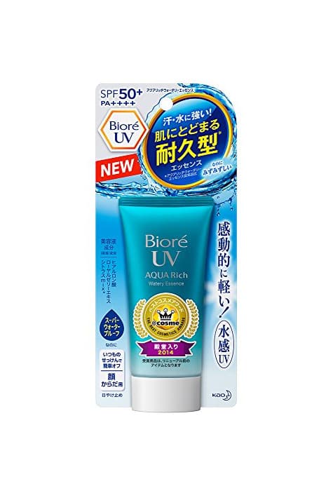 Belleza Biore - Crema solar UV Aqua / SPF 50 + / PA