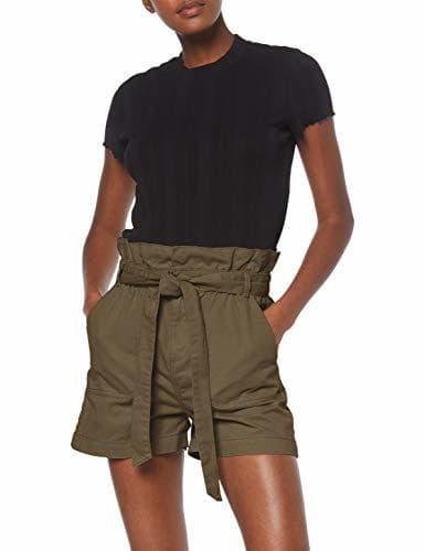 Lugar New Look Paperbag Utility Short, Verde