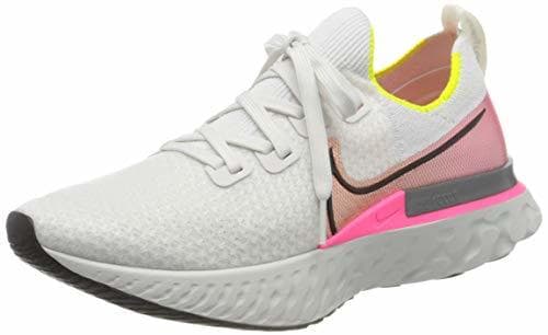 Moda Nike React Infinity Run Flyknit, Zapatillas de Running para Mujer, Gris